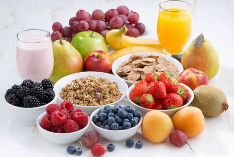 Bayas e froitas para unha nutrición adecuada
