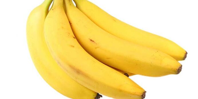 Os plátanos están prohibidos na dieta de ovos